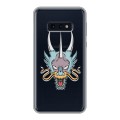 Полупрозрачный дизайнерский силиконовый чехол для Samsung Galaxy S10e Прозрачные Драконы