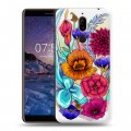 Дизайнерский пластиковый чехол для Nokia 7 Plus Цветочная акварель