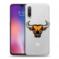 Полупрозрачный дизайнерский силиконовый с усиленными углами чехол для Xiaomi Mi9 Прозрачные быки