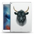 Полупрозрачный дизайнерский пластиковый чехол для Ipad Pro Прозрачные быки