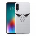 Полупрозрачный дизайнерский силиконовый чехол для Meizu 16T Прозрачные быки