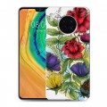 Дизайнерский пластиковый чехол для Huawei Mate 30 Цветочная акварель