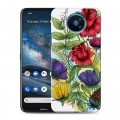 Дизайнерский силиконовый чехол для Nokia 8.3 Цветочная акварель