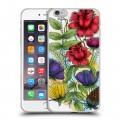 Дизайнерский силиконовый чехол для Iphone 6 Plus/6s Plus Цветочная акварель