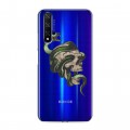 Полупрозрачный дизайнерский пластиковый чехол для Huawei Honor 20 Прозрачные змеи