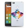 Полупрозрачный дизайнерский пластиковый чехол для Xiaomi Mi4S Прозрачные змеи