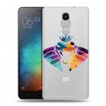 Полупрозрачный дизайнерский силиконовый чехол для Xiaomi RedMi Pro Прозрачные змеи