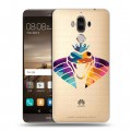 Полупрозрачный дизайнерский пластиковый чехол для Huawei Mate 9 Прозрачные змеи