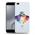 Полупрозрачный дизайнерский пластиковый чехол для Xiaomi Mi5C Прозрачные змеи