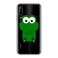 Полупрозрачный дизайнерский силиконовый чехол для Huawei Y9s Прозрачные крокодилы