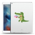 Полупрозрачный дизайнерский пластиковый чехол для Ipad Pro Прозрачные крокодилы