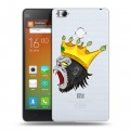 Полупрозрачный дизайнерский пластиковый чехол для Xiaomi Mi4S Прозрачные обезьяны