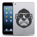 Полупрозрачный дизайнерский пластиковый чехол для Ipad Mini Прозрачные обезьяны