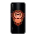 Полупрозрачный дизайнерский пластиковый чехол для Huawei Y9s Прозрачные обезьяны
