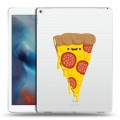Полупрозрачный дизайнерский силиконовый чехол для Ipad Pro Прозрачная Пицца