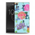 Дизайнерский пластиковый чехол для Sony Xperia XZs Летние розы