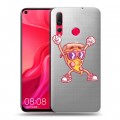 Полупрозрачный дизайнерский пластиковый чехол для Huawei Nova 4 Прозрачная Пицца