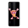 Полупрозрачный дизайнерский силиконовый чехол для Huawei Y9s Прозрачная Пицца