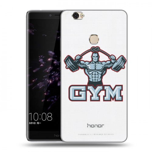 Полупрозрачный дизайнерский пластиковый чехол для Huawei Honor Note 8 Прозрачные пауэрлифтинг