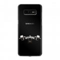 Полупрозрачный дизайнерский пластиковый чехол для Samsung Galaxy S10 Plus Прозрачные пауэрлифтинг