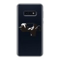 Полупрозрачный дизайнерский силиконовый чехол для Samsung Galaxy S10e Прозрачные пауэрлифтинг