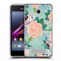 Дизайнерский силиконовый чехол для Sony Xperia E1 Летние розы