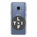 Полупрозрачный дизайнерский пластиковый чехол для Samsung Galaxy S9 Прозрачные пауэрлифтинг
