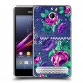 Дизайнерский силиконовый чехол для Sony Xperia E1 Летние розы