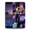 Дизайнерский пластиковый чехол для Nokia 7 Plus Летние розы