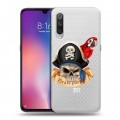 Полупрозрачный дизайнерский силиконовый с усиленными углами чехол для Xiaomi Mi9 Прозрачные попугаи