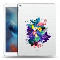 Полупрозрачный дизайнерский пластиковый чехол для Ipad Pro Прозрачные попугаи