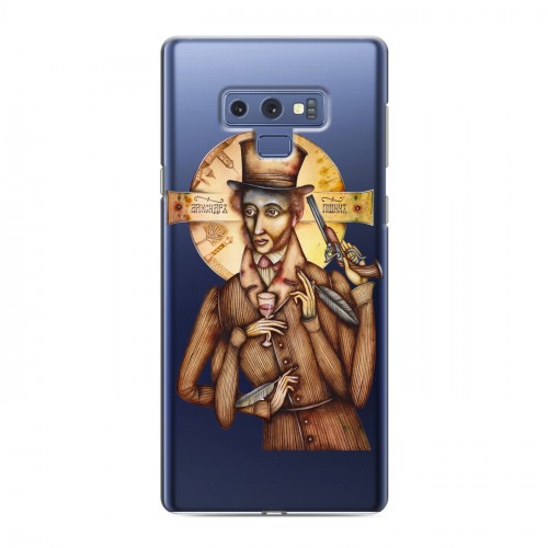 Полупрозрачный дизайнерский силиконовый чехол для Samsung Galaxy Note 9 Прозрачные русские писатели
