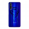 Полупрозрачный дизайнерский пластиковый чехол для Huawei Honor 20 Прозрачные русские писатели