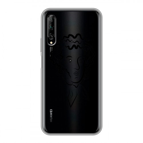 Полупрозрачный дизайнерский силиконовый чехол для Huawei Y9s Прозрачные русские писатели