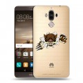 Полупрозрачный дизайнерский пластиковый чехол для Huawei Mate 9 Прозрачные свинки