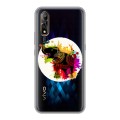 Полупрозрачный дизайнерский силиконовый с усиленными углами чехол для Vivo V17 Neo Прозрачные слоны