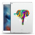 Полупрозрачный дизайнерский пластиковый чехол для Ipad Pro Прозрачные слоны