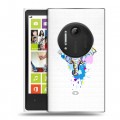 Полупрозрачный дизайнерский пластиковый чехол для Nokia Lumia 1020 Прозрачные слоны