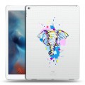 Полупрозрачный дизайнерский пластиковый чехол для Ipad Pro Прозрачные слоны