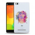 Полупрозрачный дизайнерский пластиковый чехол для Xiaomi Mi4i Прозрачные слоны