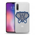 Полупрозрачный дизайнерский силиконовый с усиленными углами чехол для Xiaomi Mi9 Прозрачные слоны