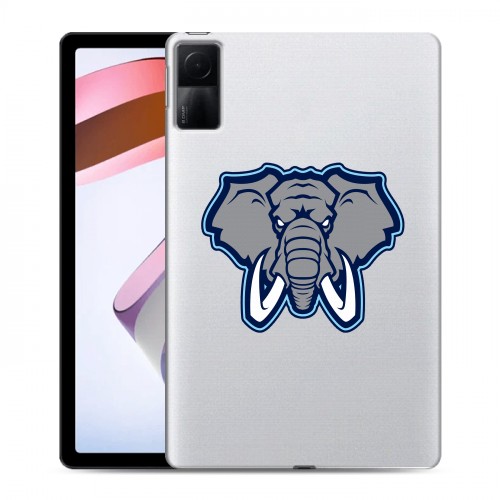 Полупрозрачный дизайнерский силиконовый чехол для Xiaomi RedMi Pad Прозрачные слоны