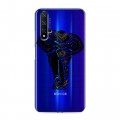 Полупрозрачный дизайнерский пластиковый чехол для Huawei Honor 20 Прозрачные слоны