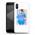 Полупрозрачный дизайнерский силиконовый чехол для Xiaomi Mi8 SE Прозрачные слоны