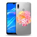 Полупрозрачный дизайнерский пластиковый чехол для Huawei Y6 (2019) Прозрачные слоны