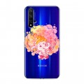 Полупрозрачный дизайнерский пластиковый чехол для Huawei Honor 20 Прозрачные слоны