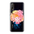 Полупрозрачный дизайнерский силиконовый с усиленными углами чехол для Vivo V17 Neo Прозрачные слоны