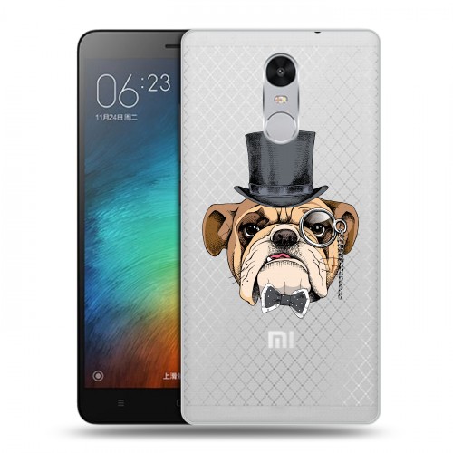 Полупрозрачный дизайнерский силиконовый чехол для Xiaomi RedMi Pro Прозрачные собаки