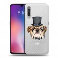 Полупрозрачный дизайнерский силиконовый с усиленными углами чехол для Xiaomi Mi9 Прозрачные собаки