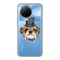 Полупрозрачный дизайнерский силиконовый чехол для Infinix Note 12 Pro Прозрачные собаки